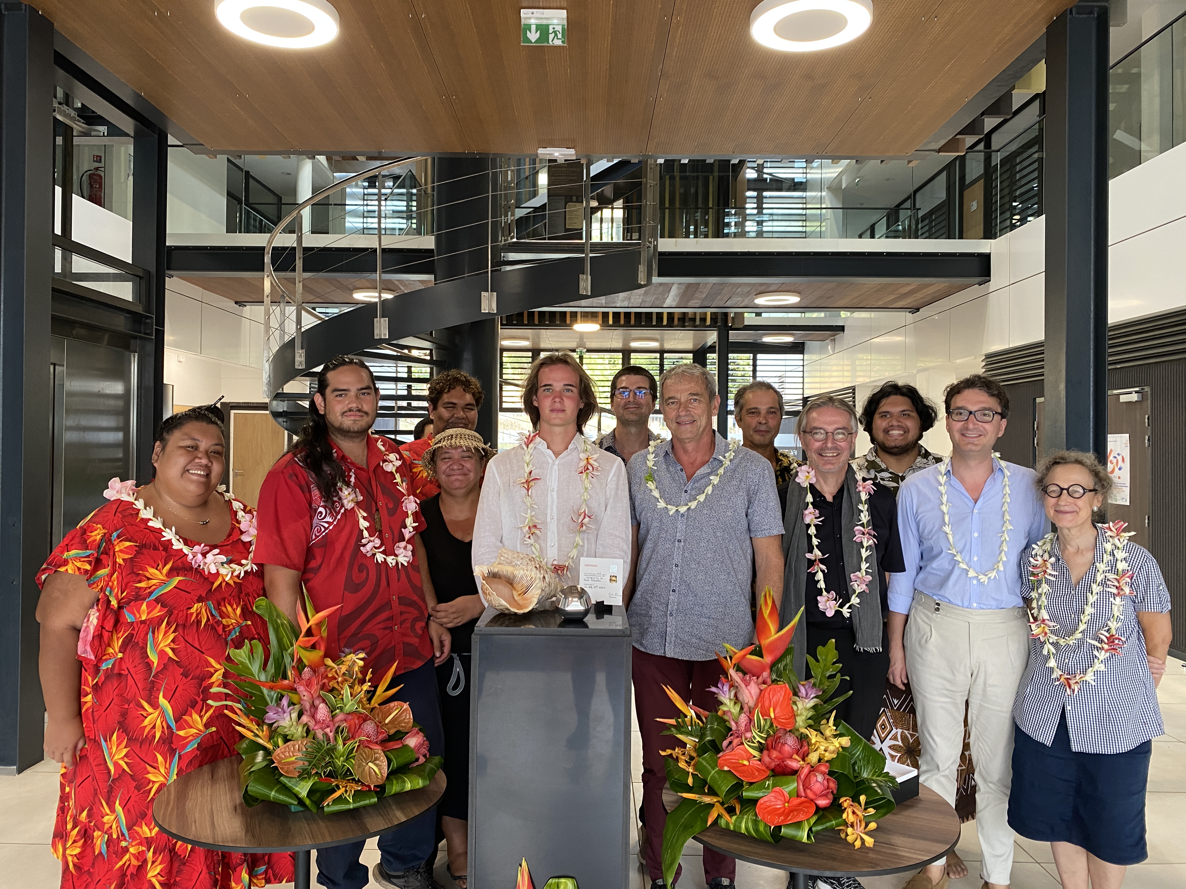 Pannon ösztöndíjjal a  Széchenyi Egyetemről Tahitire